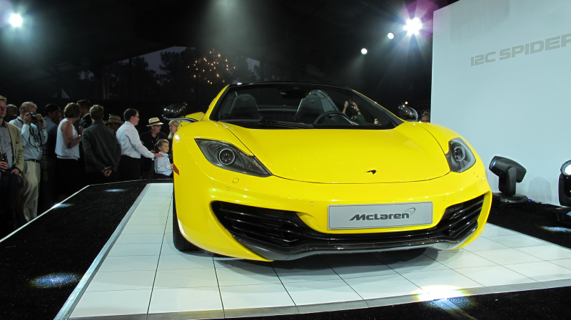 Illustration for article titled See The McLaren 12C Spider Live At Pebble Beach